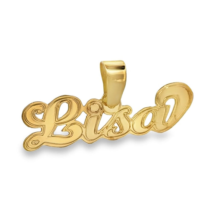 Custom Name Pendant 14K ms-1 campana