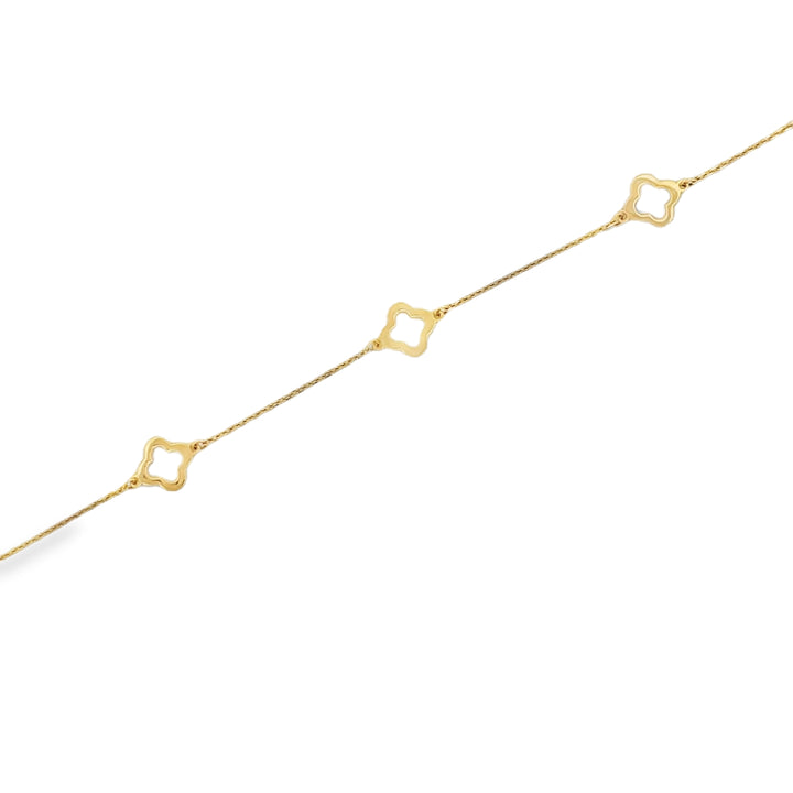 14K Trebol Bracelet