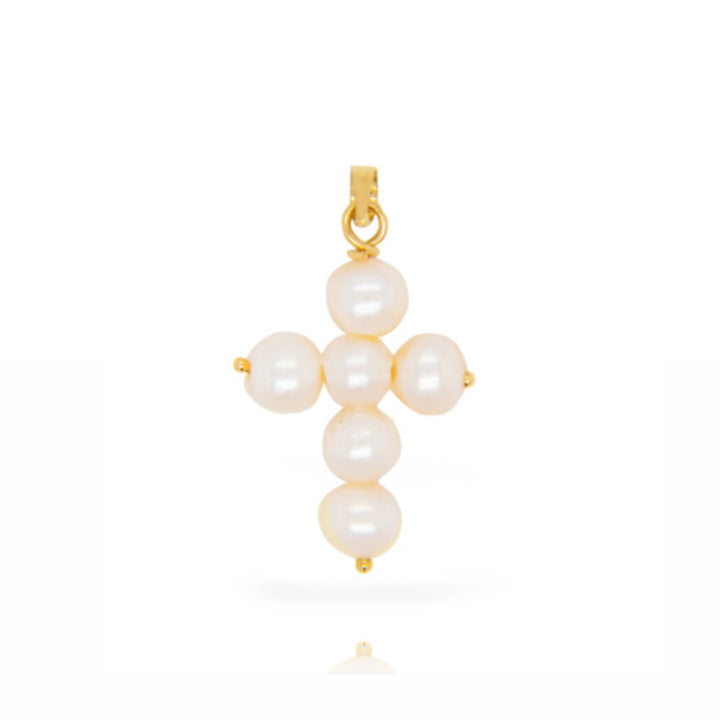 Perla Cruz Pendant Pearl Cross