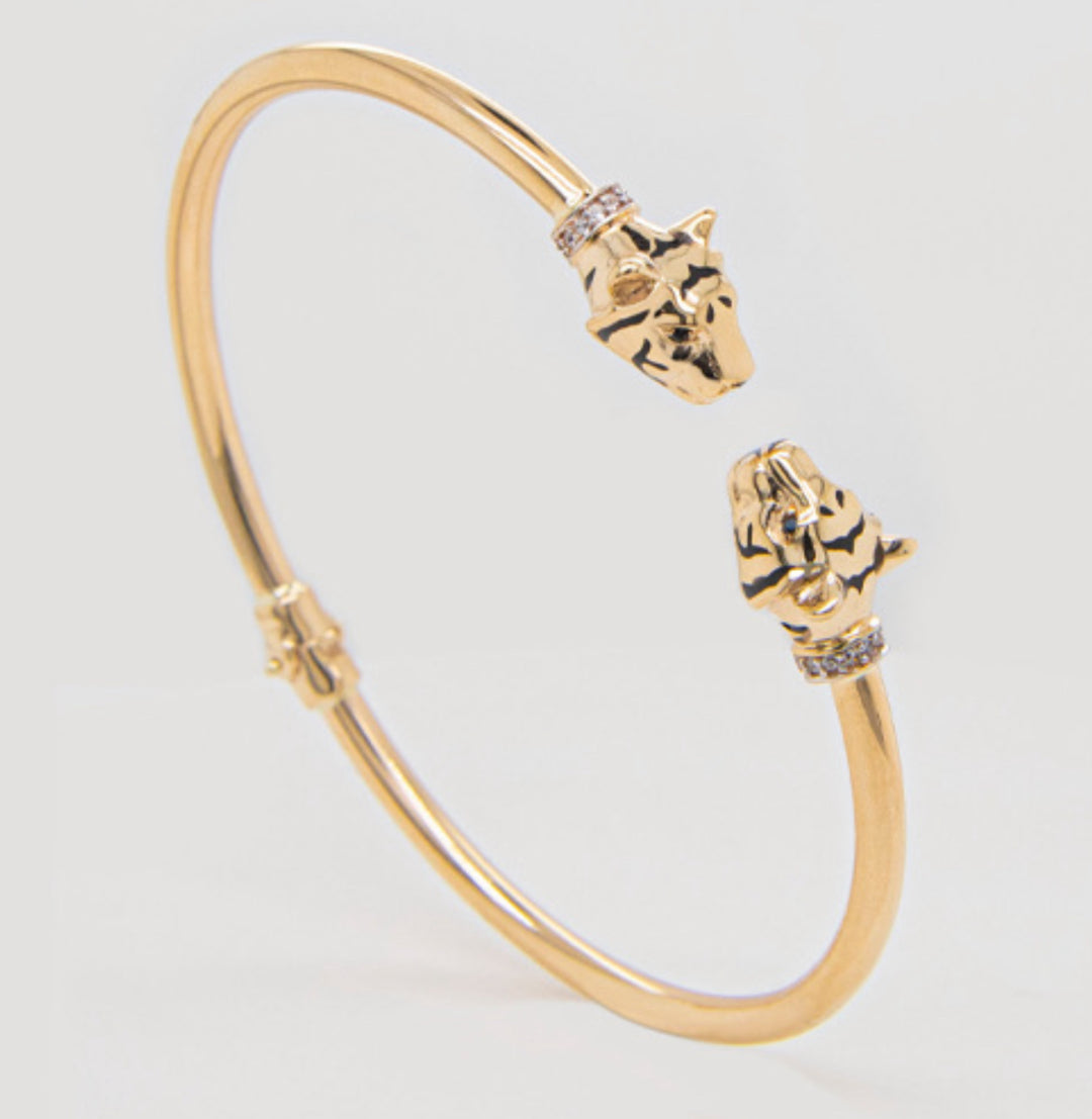 14K Pantera Bangle