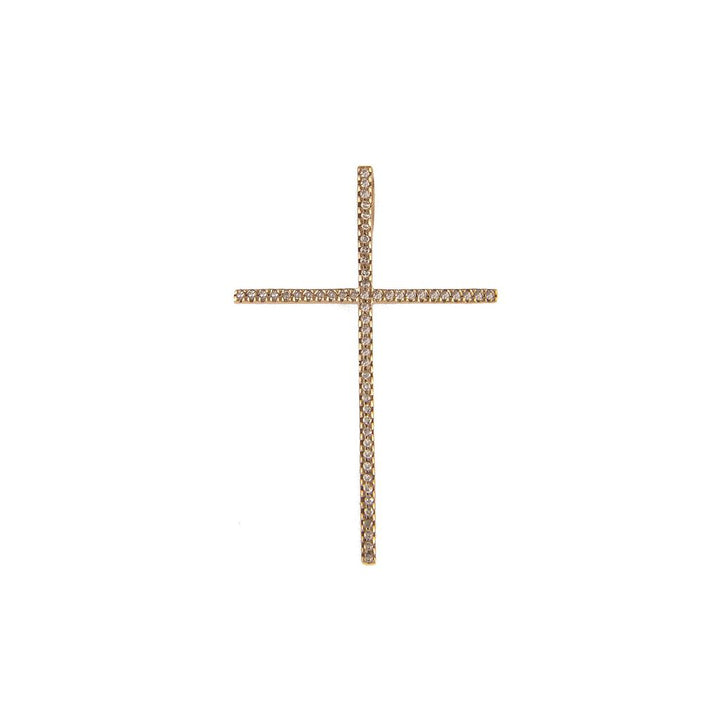 0.18 Ct Diamond Cross Pendant