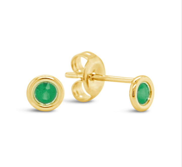 Genuine Stone Earrings 14k