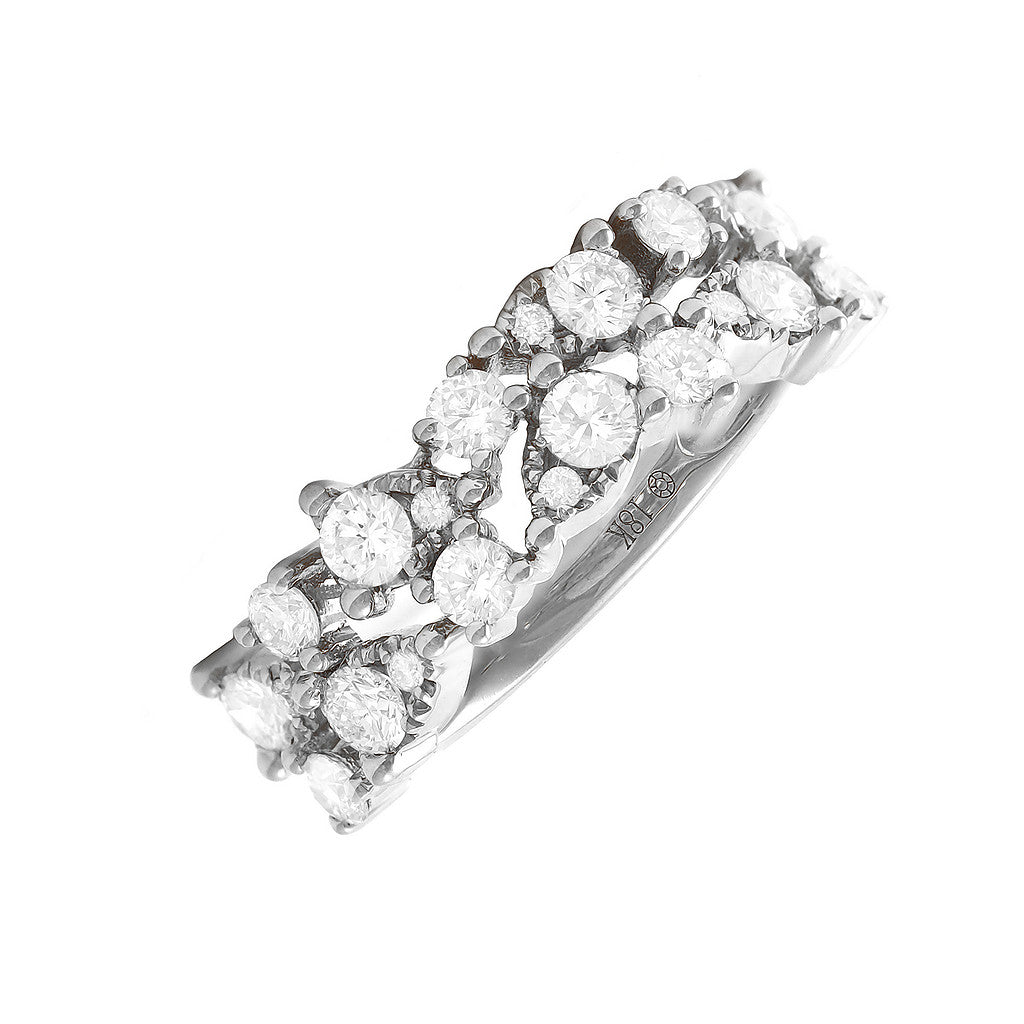 18K Round Prong Diamond Ring