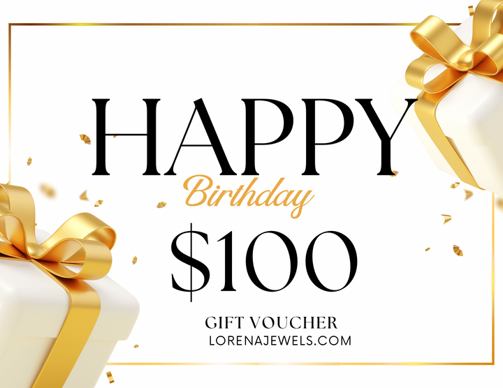 Happy Birthday Lorena Jewels GIFT CARD