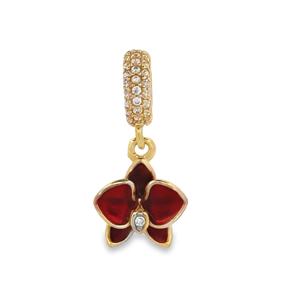 Red Orquidea Charm