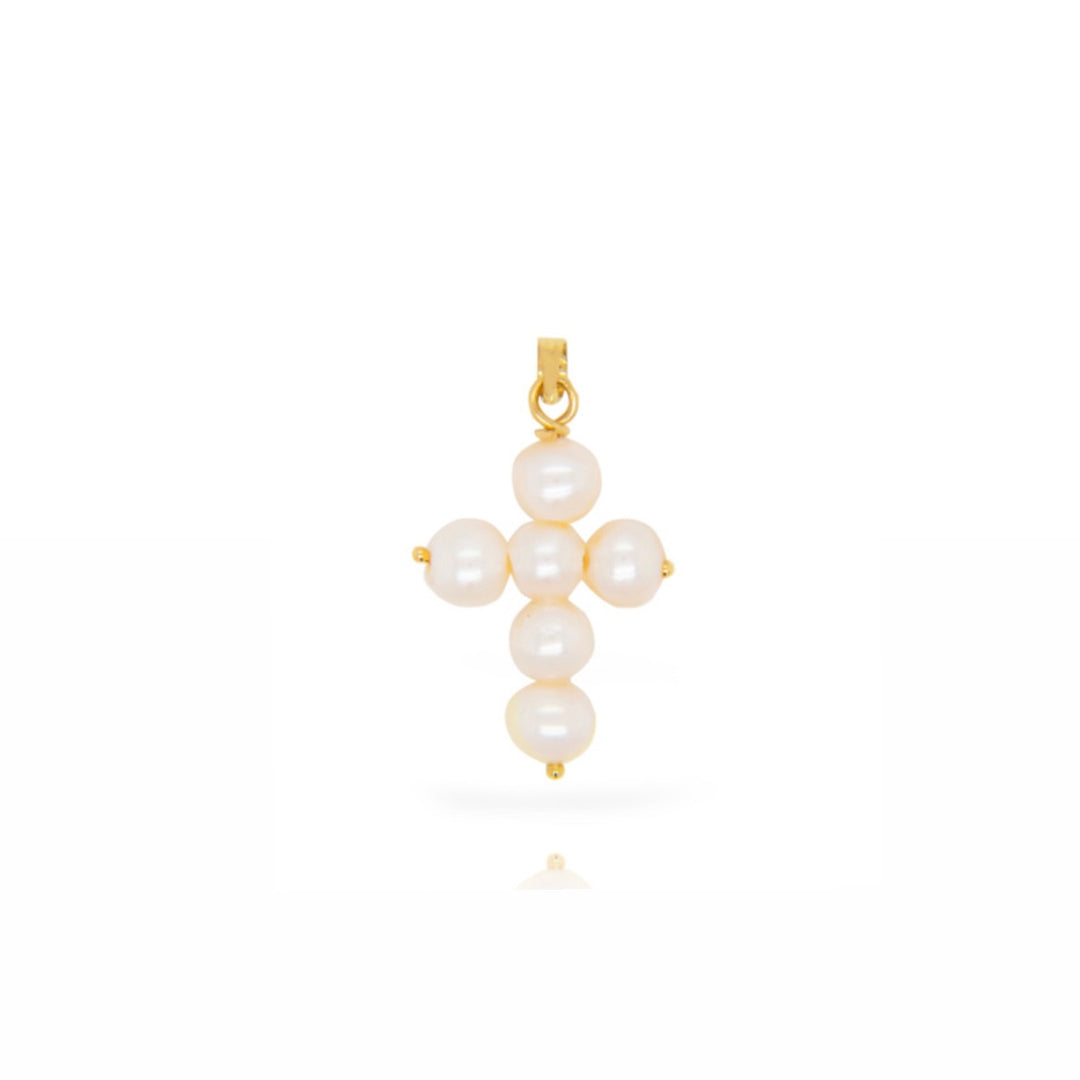 Perla Cruz Pendant Pearl Cross