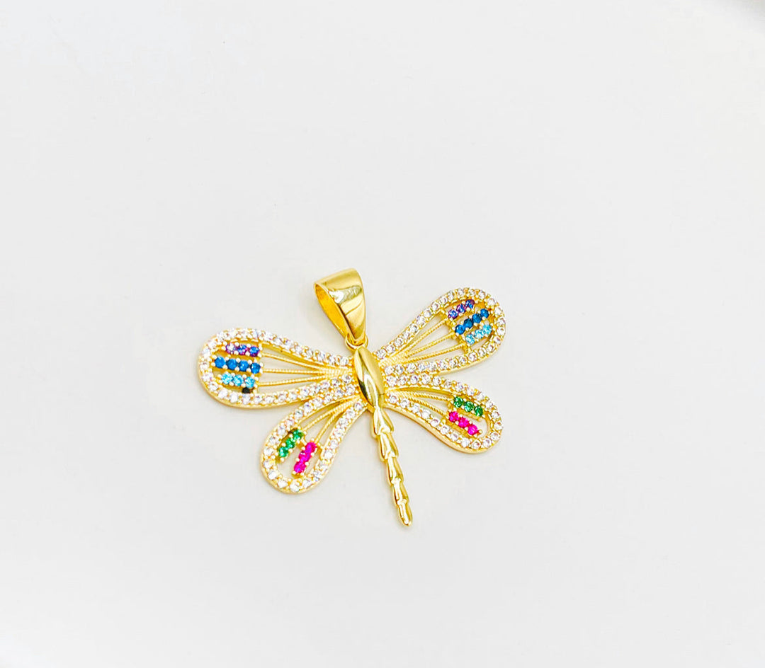 Libélula de colores Pendant