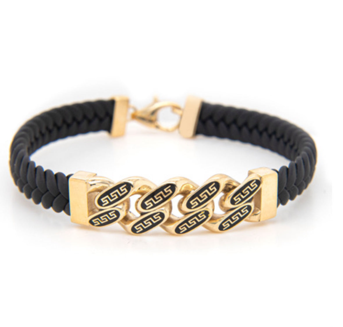 14K Gold Mens Bracelet