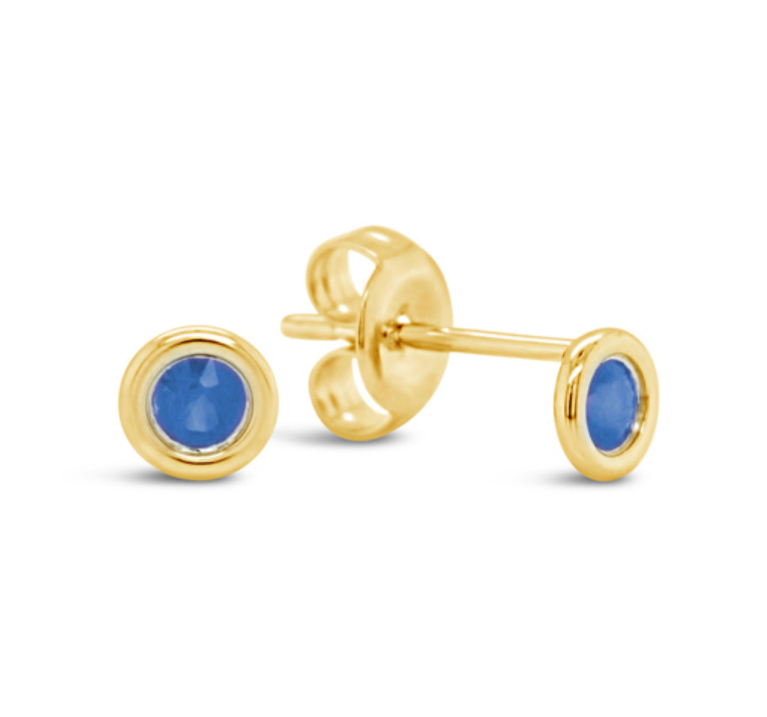 Genuine Stone Earrings 14k