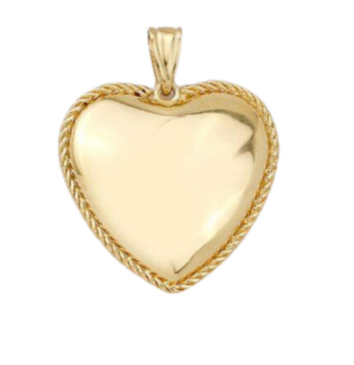 Heart 24mm x 29mm Corazón (Pendant)