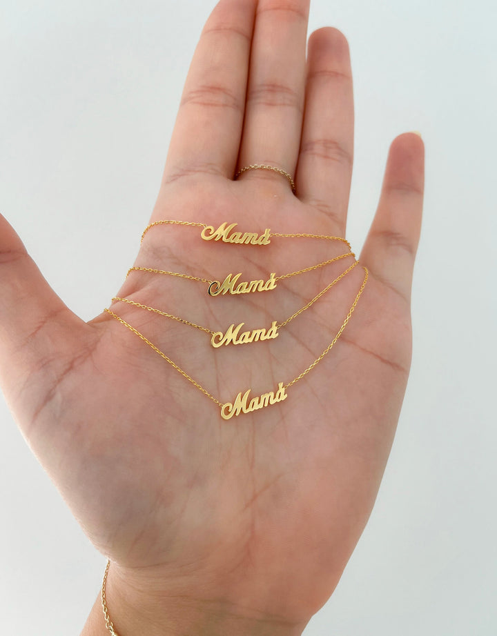 Mamá Necklace 14K