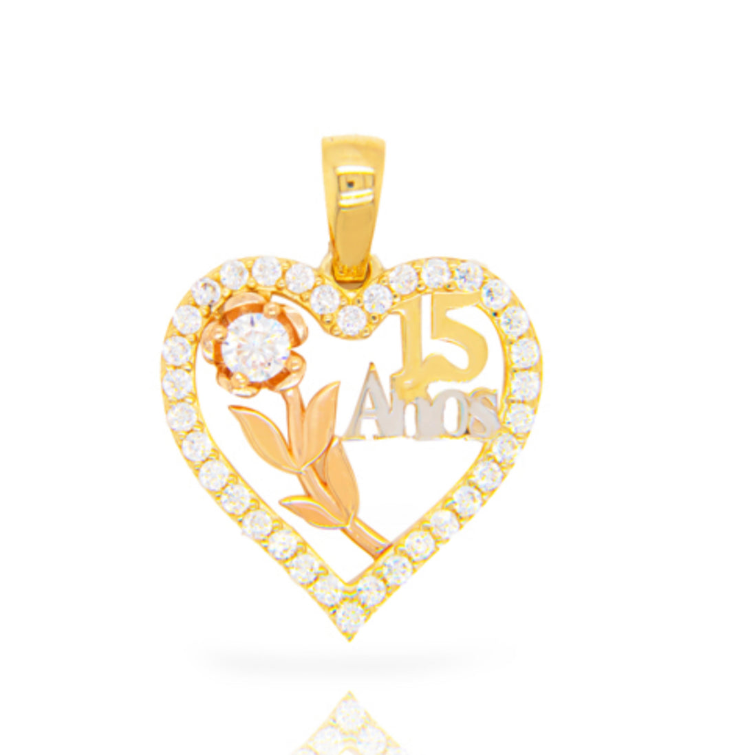 15 Años Quinceañera Pendant