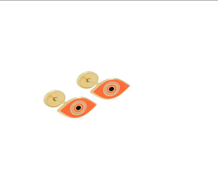 Eyes Enamel Earrings