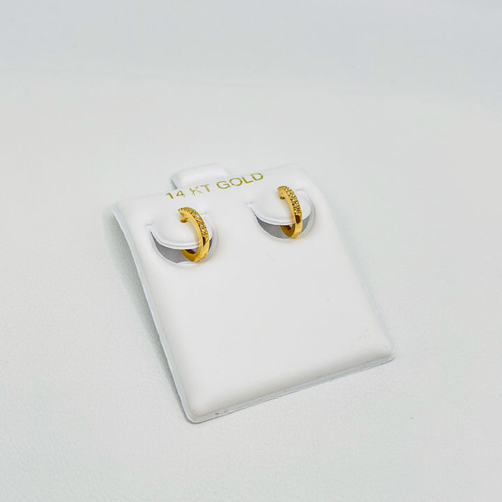 8.6 mm Diamond Micro Pavé Hoops