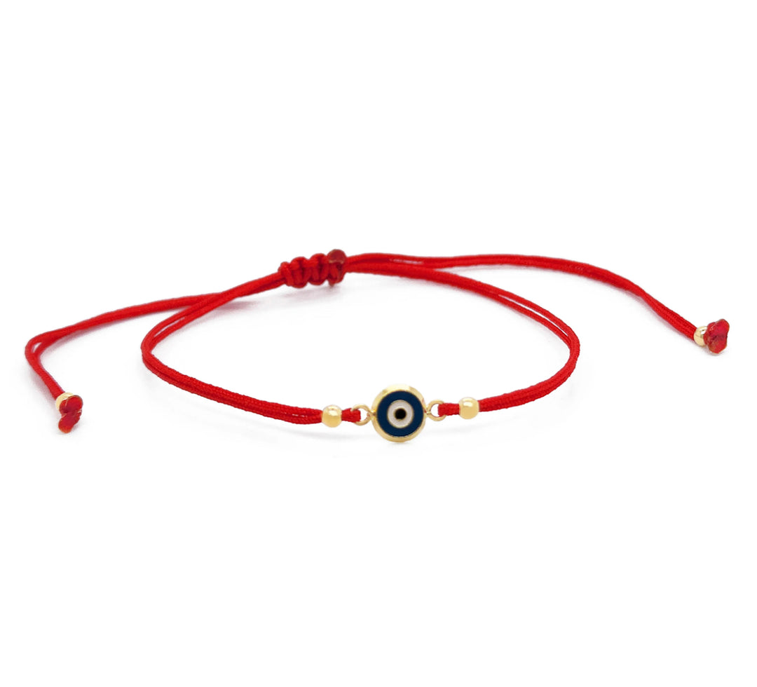 Evil Eyes Red Bracelet Ojito Azul