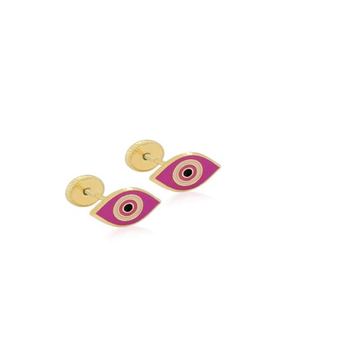 Eyes Enamel Earrings