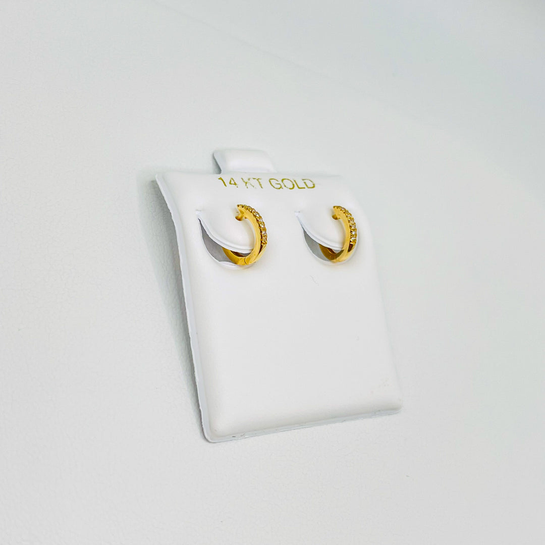 8.6 mm Diamond Micro Pavé Hoops